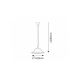 Rabalux Visilica Alabastro E27 1x MAX 60W belo staklo - alabaster (3904) - 3904