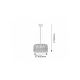 Rabalux Visilica Alessandra E27 3x MAX 60W mat belo (2163) - 2163