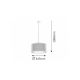 Rabalux Visilica Anastasia E27 1x MAX 60W hrom (2632) - 2632