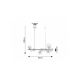 Rabalux Visilica Aslov G9 10x MAX 28W zlatna (72298) - RAS002948A00000