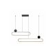 Rabalux Visilica Circado LED 48W crno zlato (72268) - RAS002713A00000
