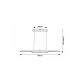 Rabalux Visilica Contessa LED 48W crna (72030) - RAS002850A00000