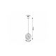 Rabalux Visilica Cortado E27 1x MAX 40W crna (5360) - 5360
