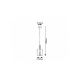 Rabalux Visilica Donati E27 1x MAX 60W hrom (5249) - 5249