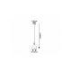 Rabalux Visilica Drusilla E27 1x MAX 40W sivo (72135) - RAS003185A00000