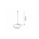 Rabalux Visilica Elina E27 1x MAX 60W bela (3694) - 3694-1