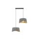 Rabalux Visilica Farelia E27 2x MAX 10W crna (72190) - RAS003190A00000