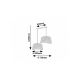 Rabalux Visilica Farelia E27 2x MAX 10W crna (72190) - RAS003190A00000
