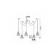 Rabalux Visilica Farfalle E27 5x MAX 40W crna (3150) - 3150
