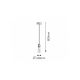 Rabalux Visilica Fixy E27 1x MAX 60W srebrna (1418) - 1418-1-1-1