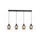 Rabalux Visilica Florian E27 4x MAX 40W mat crno (72271) - RAS002715A00000