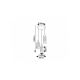 Rabalux Visilica Fumea E27 3x MAX 60W crna (72038) - RAS003324A00000