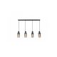 Rabalux Visilica Fumea E27 4x MAX 60W crna (72039) - RAS003325A00000