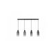 Rabalux Visilica Fumea E27 4x MAX 60W crna (72039) - RAS003325A00000