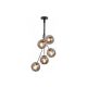 Rabalux Visilica Glory E14 5x MAX 40W mat crno (3508) - 3508