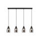 Rabalux Visilica Ilmari E27 4x MAX 15W crna (72184) - RAS002884A00000