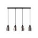 Rabalux Visilica Ilmari E27 4x MAX 15W crna (72184) - RAS002884A00000