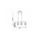 Rabalux Visilica Indiana E14 4x MAX 25W crna (5284) - 5284