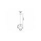 Rabalux Visilica Indigo E27 1x MAX 40W crna (2292) - 2292-1-1