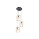 Rabalux Visilica Indigo E27 3x MAX 40W crna (2293) - 2293-1-1-1
