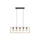 Rabalux Visilica Indigo E27 5x MAX 40W crna (2294) - 2294-1-1