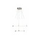 Rabalux Visilica Irelia LED 55W brušeni hrom (72009) - 72009