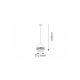 Rabalux Visilica Kaia E27 1x MAX 40W crna (2278) - 2278-1-1