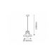 Rabalux Visilica Kyle E27 1x MAX 60W braon (2930) - 2930