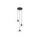 Rabalux Visilica Lition G9 6x MAX 28W crna (72300) - RAS002950A00000