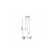 Rabalux Visilica Lition G9 6x MAX 28W crna (72300) - RAS002950A00000