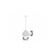 Rabalux Visilica Lomiro E27 1x MAX 40W sivo (72000) - RAS003176A00000