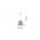 Rabalux Visilica Manorca E27 1x MAX 40W crna (2277) - 2277-1-1