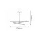 Rabalux Visilica Meredith LED 18W hrom (2480) - 2480