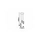 Rabalux Visilica Oberon E14 3x MAX 40W braon (5339) - 5339