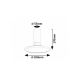 Rabalux Visilica Ovidia LED 20W bela (71328) - RAS003127A00000