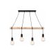 Rabalux Visilica Pablo E27 4x MAX 40W mat crno (3980) - 3980-1
