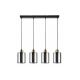 Rabalux Visilica Perez E27 4x MAX 40W mat crno (72247) - RAS002649A00000