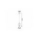 Rabalux Visilica Petunia E27 1x MAX 15W hrom (5252) - 5252