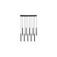 Rabalux Visilica Ramira G9 10x MAX 5W crna (72364) - RAS003215A00000