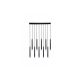 Rabalux Visilica Ramira G9 10x MAX 5W crna (72364) - RAS003215A00000