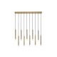 Rabalux Visilica Ramira G9 10x MAX 5W zlatna (72365) - RAS003216A00000