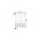 Rabalux Visilica Ramira G9 6x MAX 5W crna (72362) - RAS003213A00000