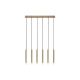 Rabalux Visilica Ramira G9 6x MAX 5W zlatna (72363) - RAS003214A00000