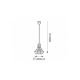 Rabalux Visilica Ramsey E27 1x MAX 60W crna (4649) - 4649-1
