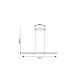 Rabalux Visilica Remiel LED 30W mat crno (72045) - RAS002853A00000