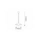 Rabalux Visilica Round E27 1x MAX 60W bela (4780) - 4780