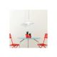 Rabalux Visilica Round E27 1x MAX 60W bela (4780) - 4780