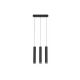 Rabalux Visilica Senobia GU10 3X MAX 5W crna (73037) - RAS002720A00000
