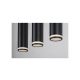 Rabalux Visilica Senobia GU10 3X MAX 5W crna (73037) - RAS002720A00000