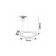 Rabalux Visilica Silnora LED 45W crna (72115) - RAS003183A00000